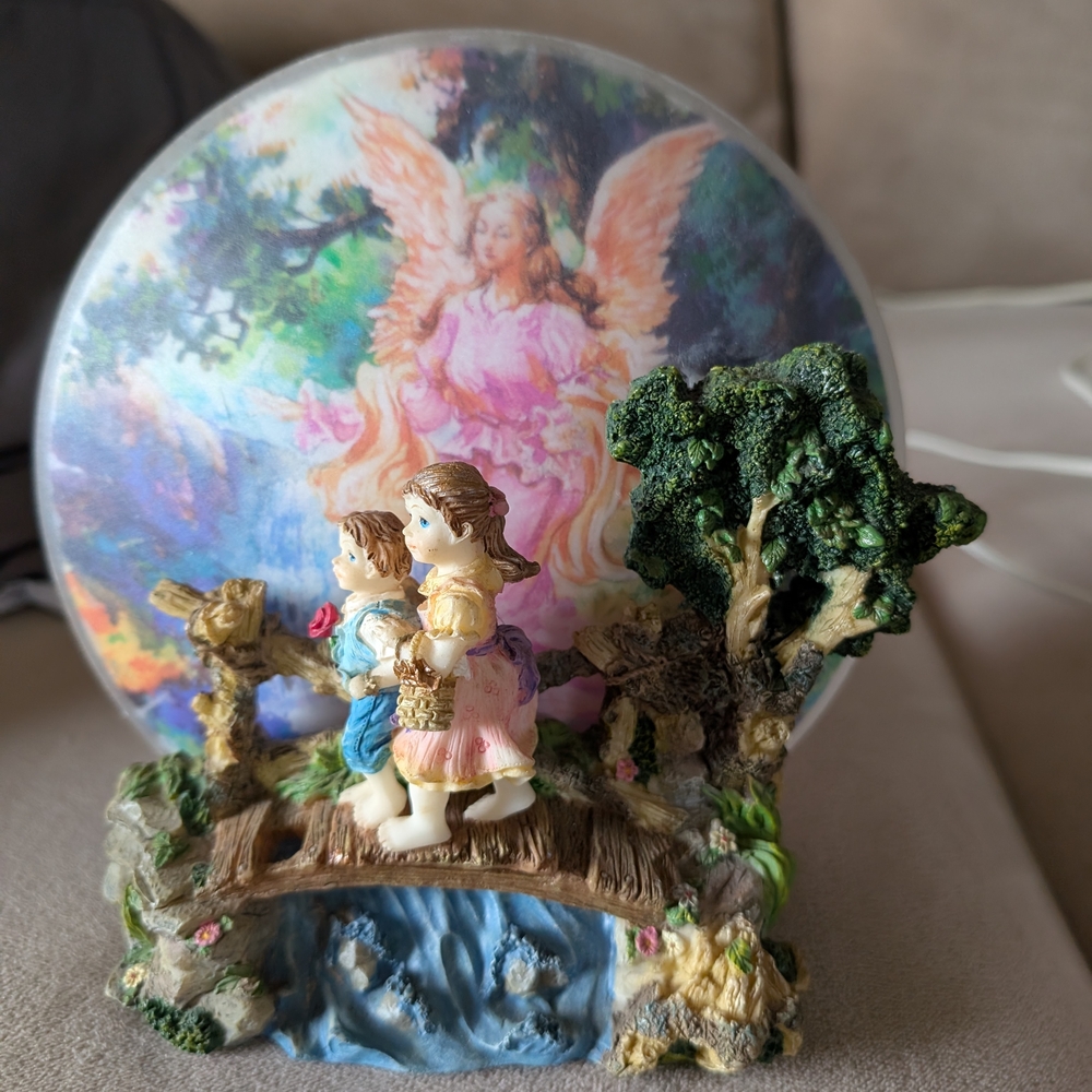 Charming Angelic Scene Figurine